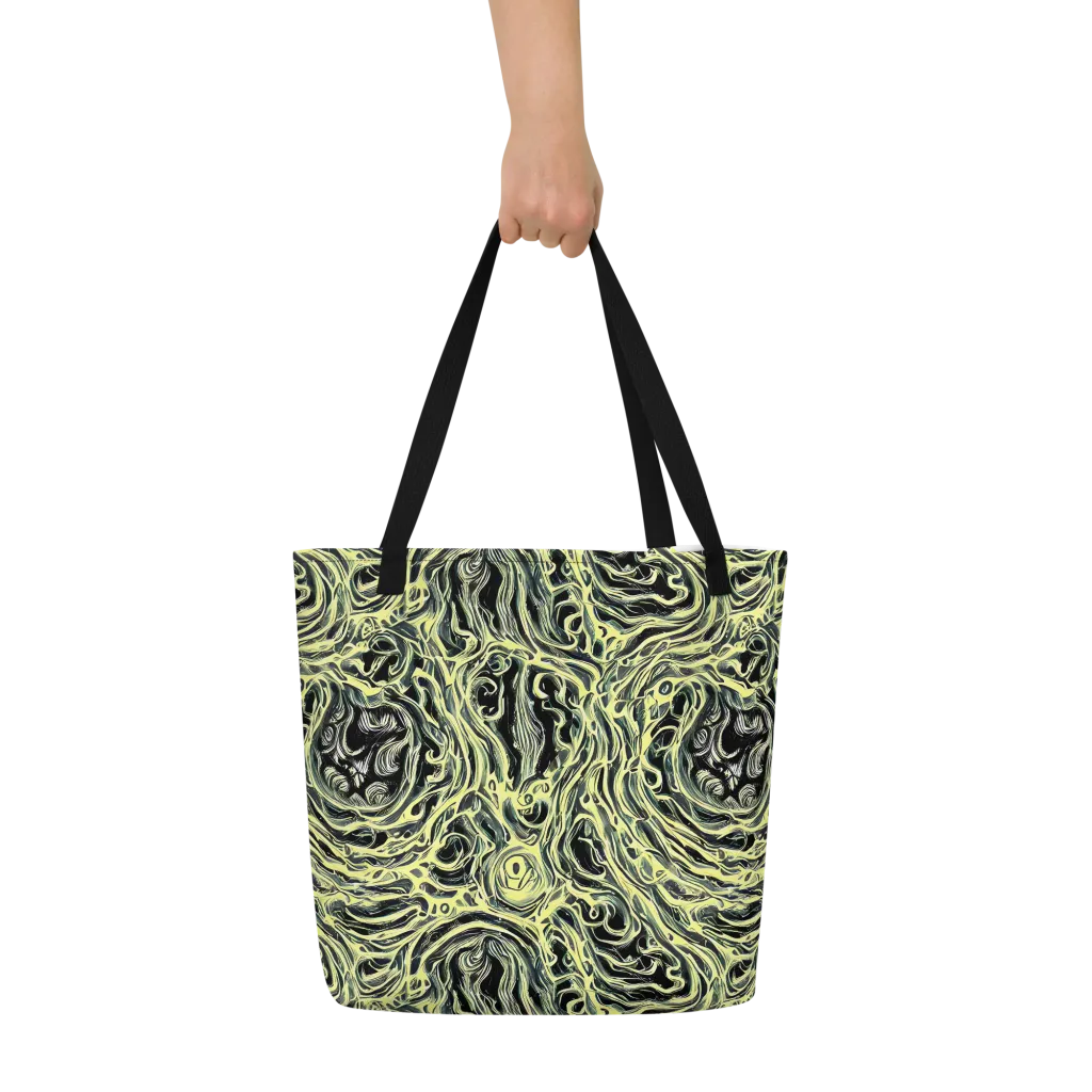 Venom Veil on Large Tote Bag W/ Pocket — Front