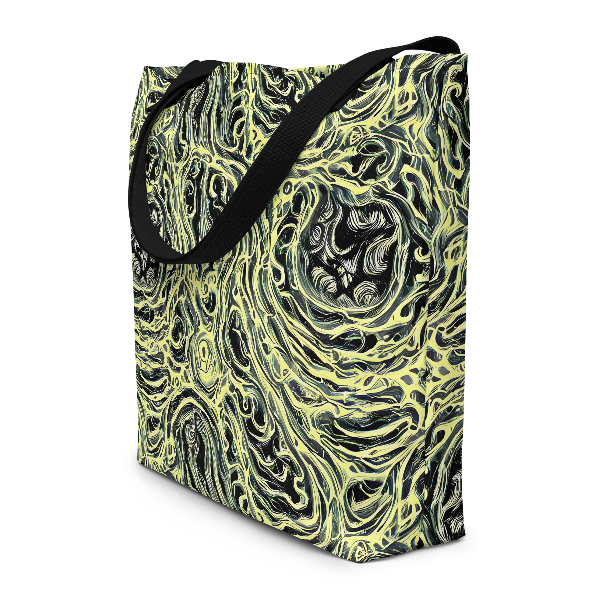 Venom Veil on Large Tote Bag W/ Pocket — Front