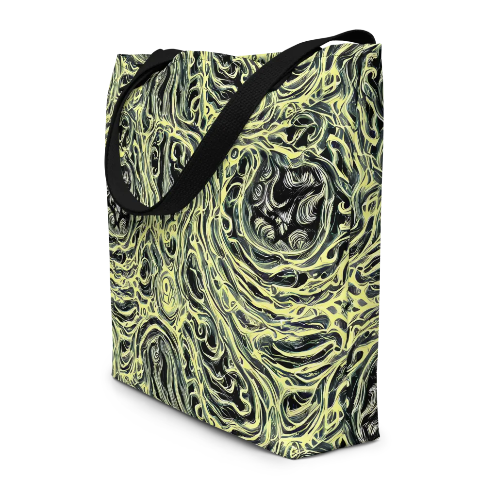 Venom Veil on Large Tote Bag W/ Pocket — Front