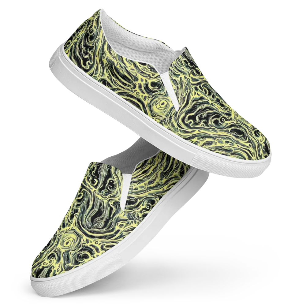 Venom Veil on Women's Slip-On Canvas Shoes — Front