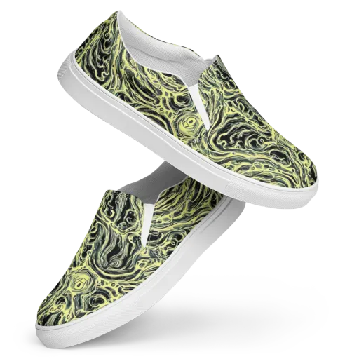 Venom Veil on a Women's Slip-On Canvas Shoes