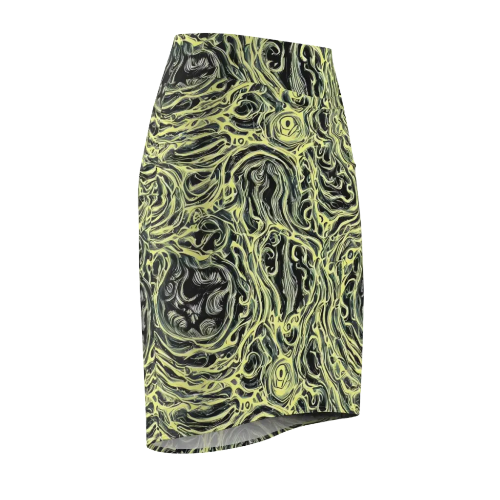 Venom Veil on Pencil Skirt — Front Side