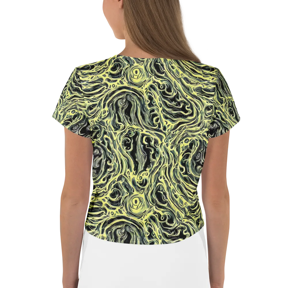 Venom Veil on Crop Tee — Back
