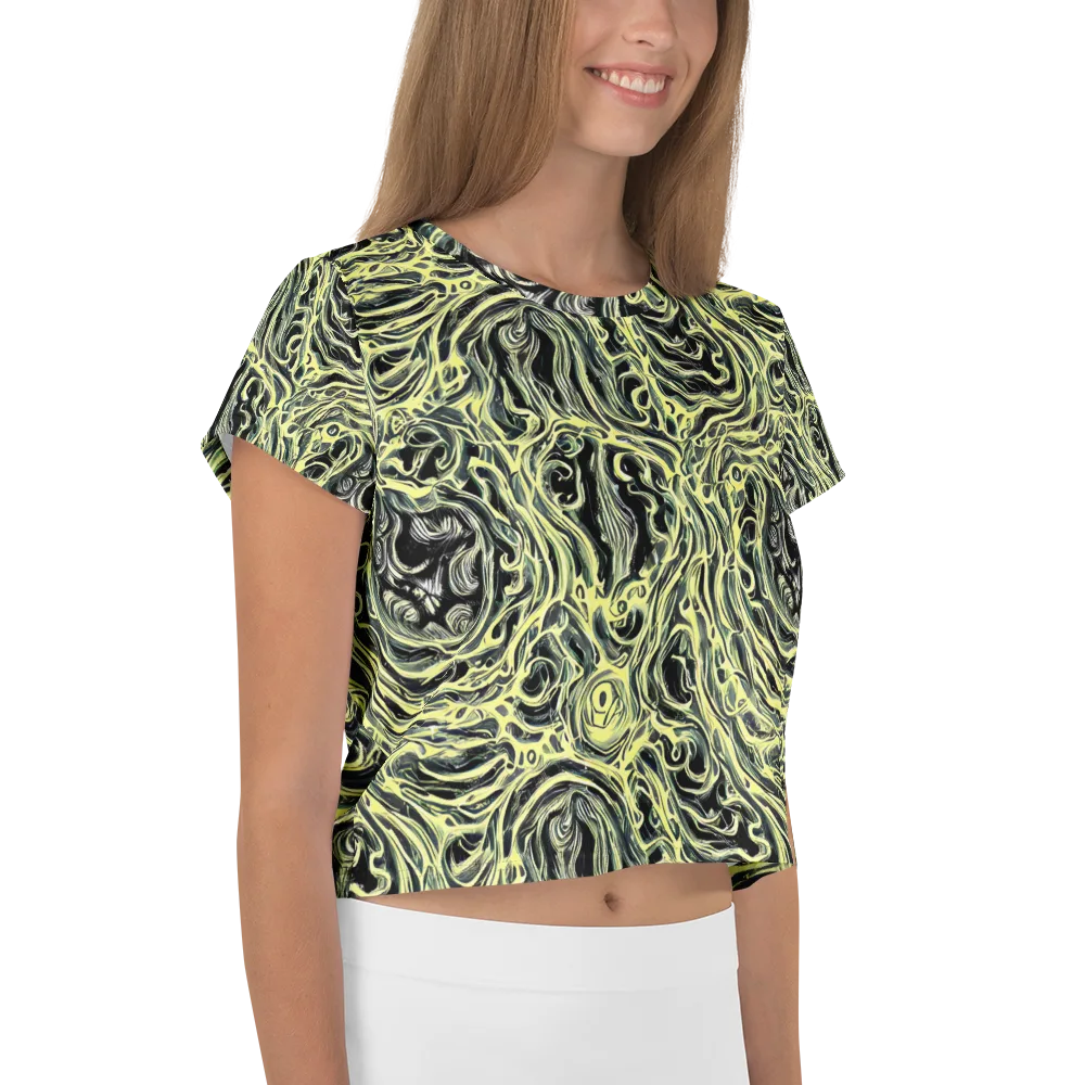 Venom Veil on Crop Tee — Right