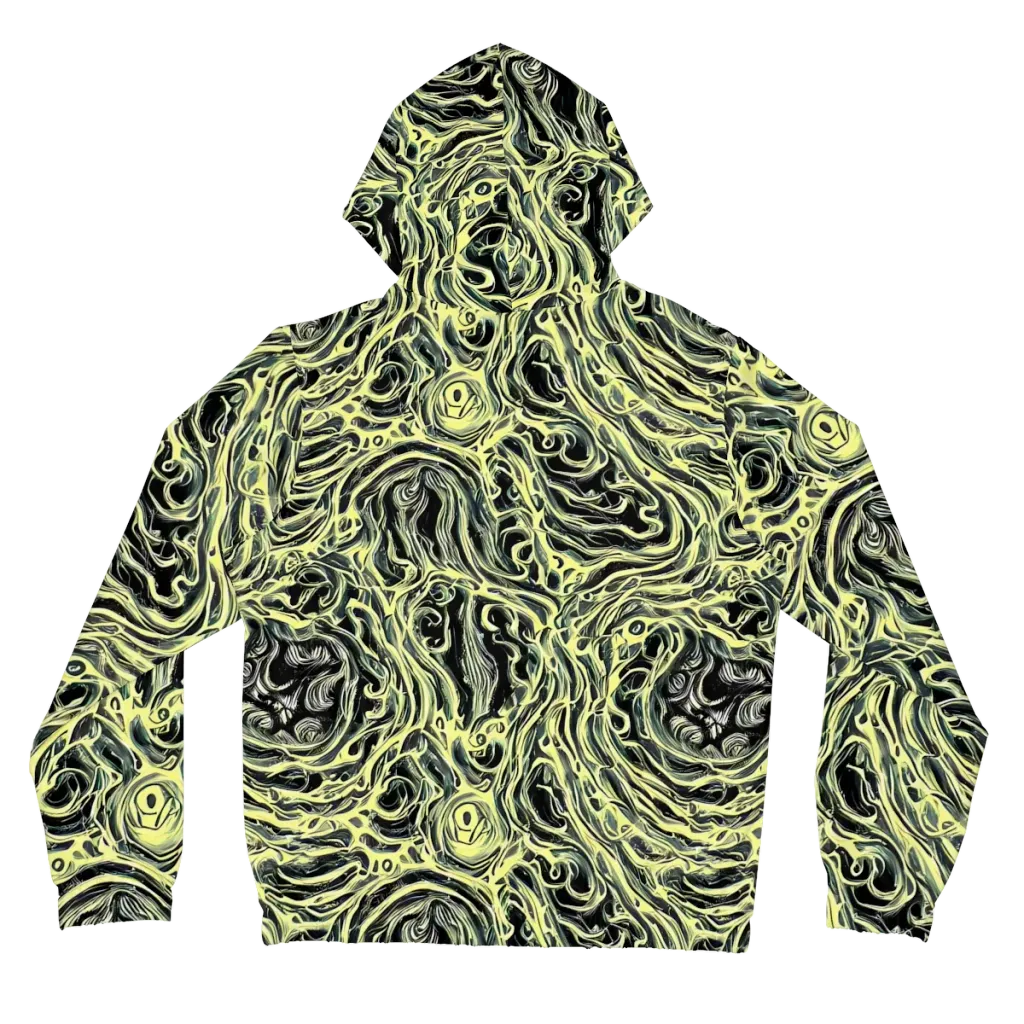 Venom Veil on Women's Full-Zip Hoodie — Back