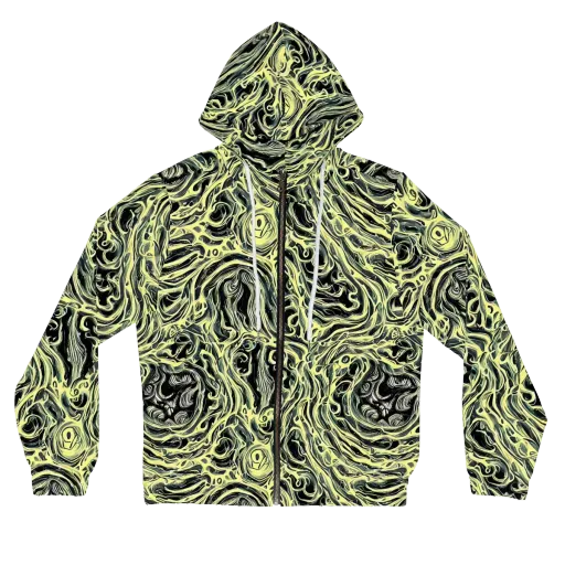 Venom Veil on a Women's Full-Zip Hoodie