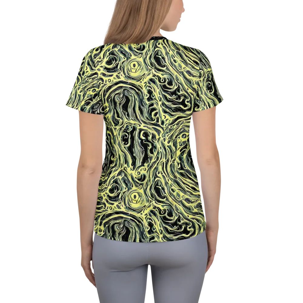 Venom Veil on Women's Athletic T-Shirt — Back