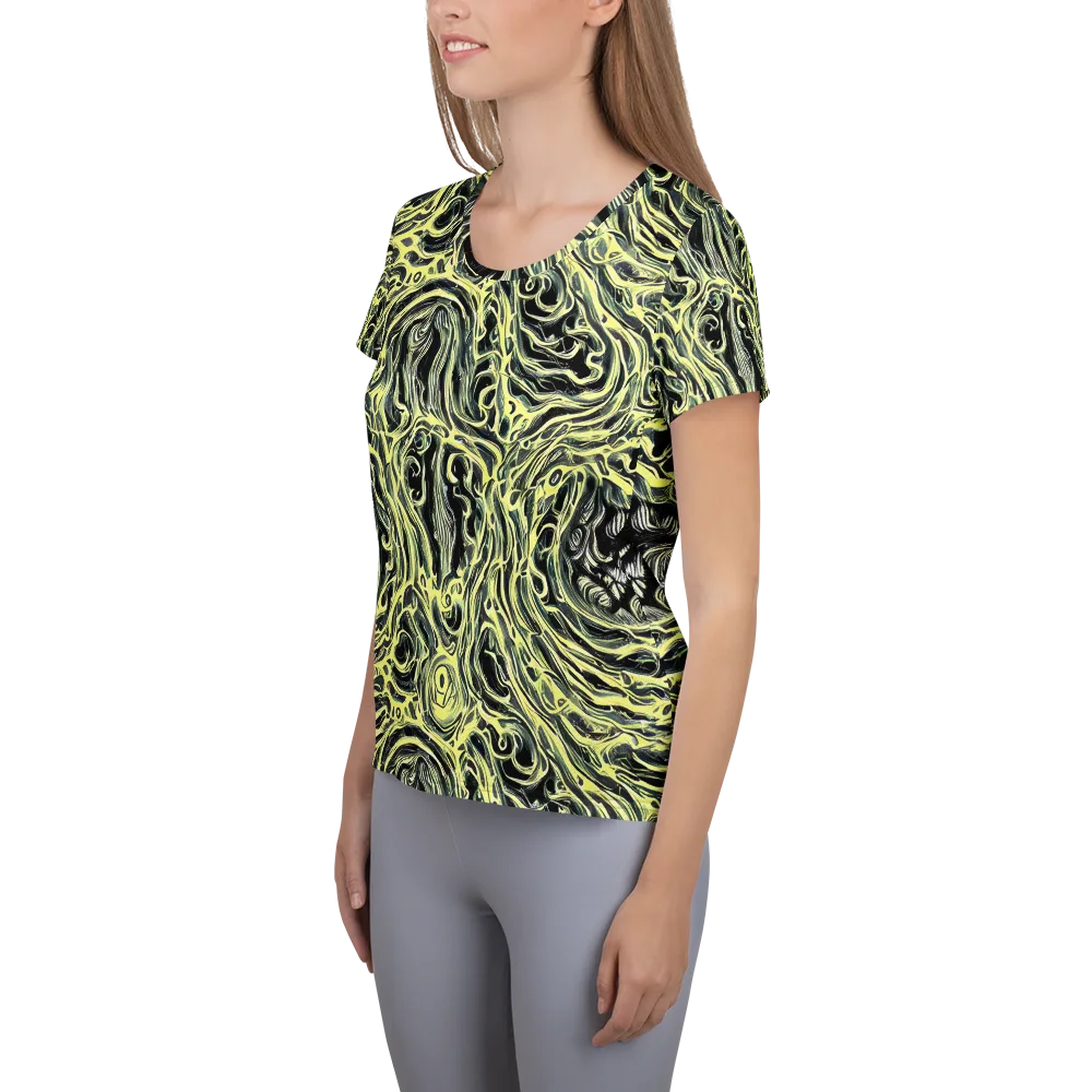 Venom Veil on Women's Athletic T-Shirt — Left