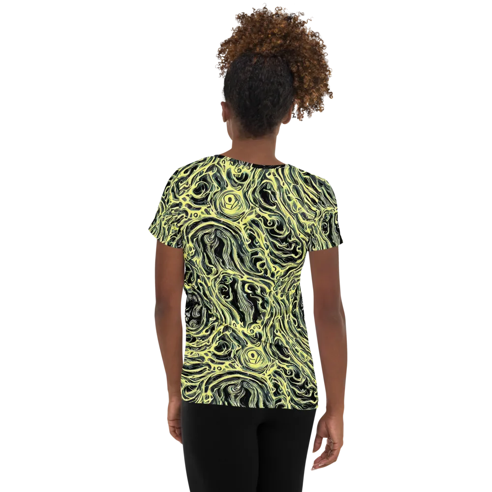Venom Veil on Women's Athletic T-Shirt — Back