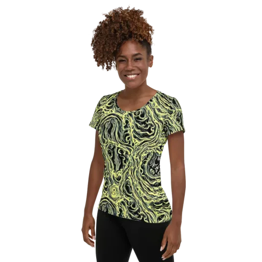 Venom Veil on a Women's Athletic T-Shirt