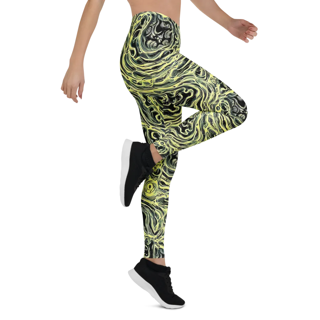 Venom Veil on Leggings — Right
