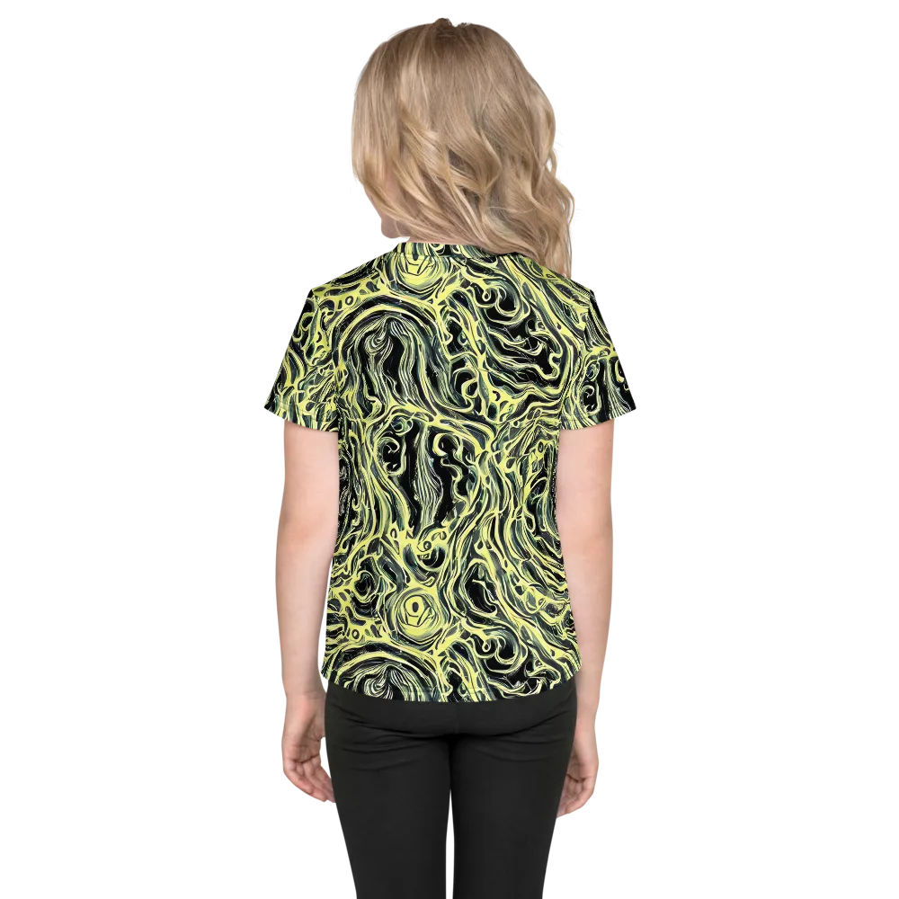 Venom Veil on Kids Crew Neck T-Shirt — Back