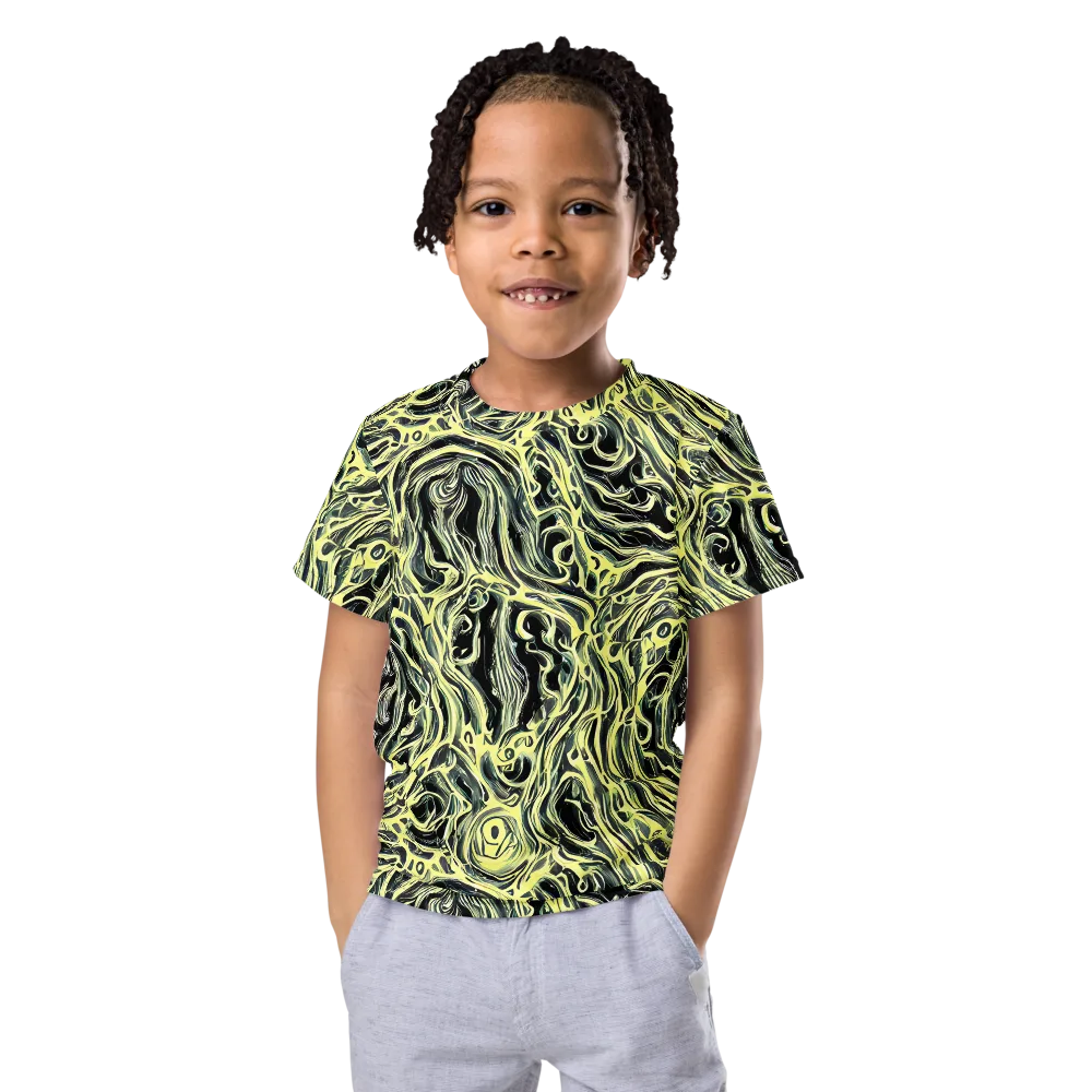 Venom Veil on Kids Crew Neck T-Shirt — Front