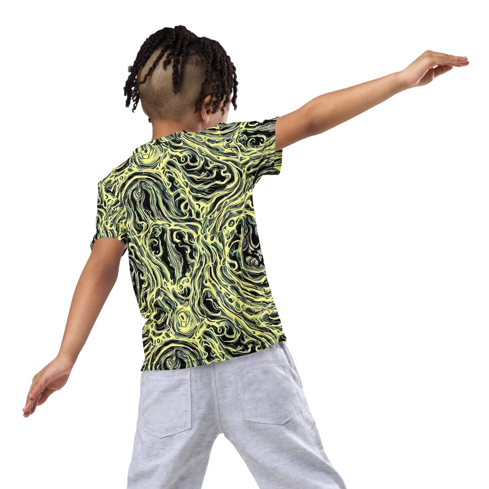 Venom Veil on Kids Crew Neck T-Shirt — Back