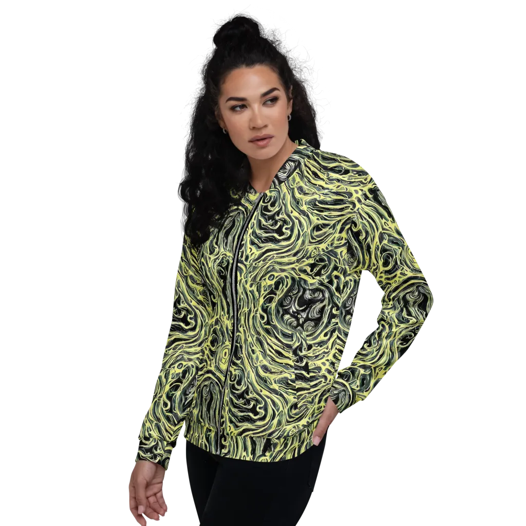 Venom Veil on Bomber Jacket — Left