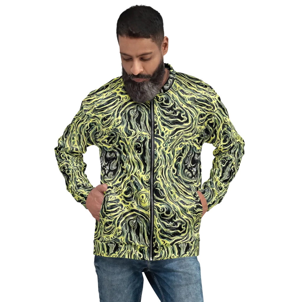 Venom Veil on Bomber Jacket — Front