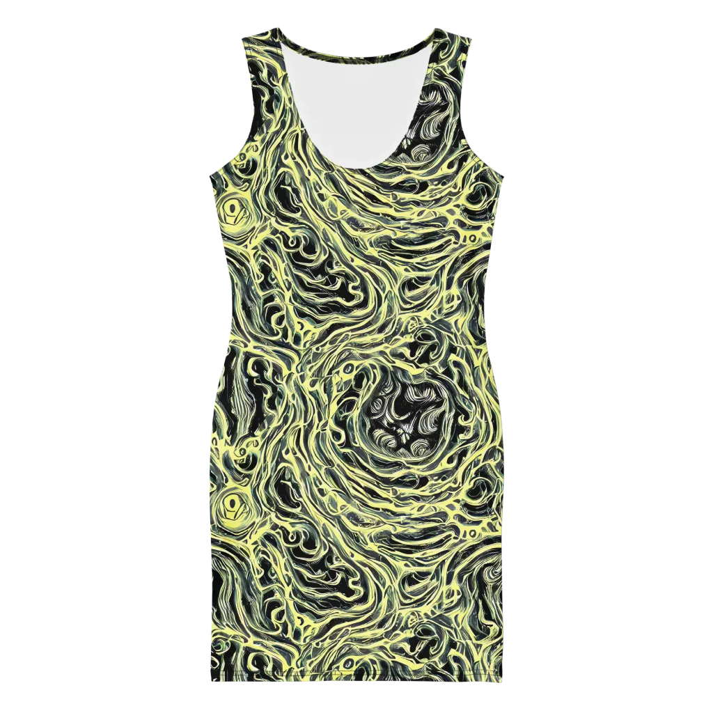 Venom Veil on Bodycon Dress — Front