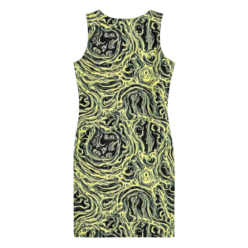 Venom Veil on Bodycon Dress — Back
