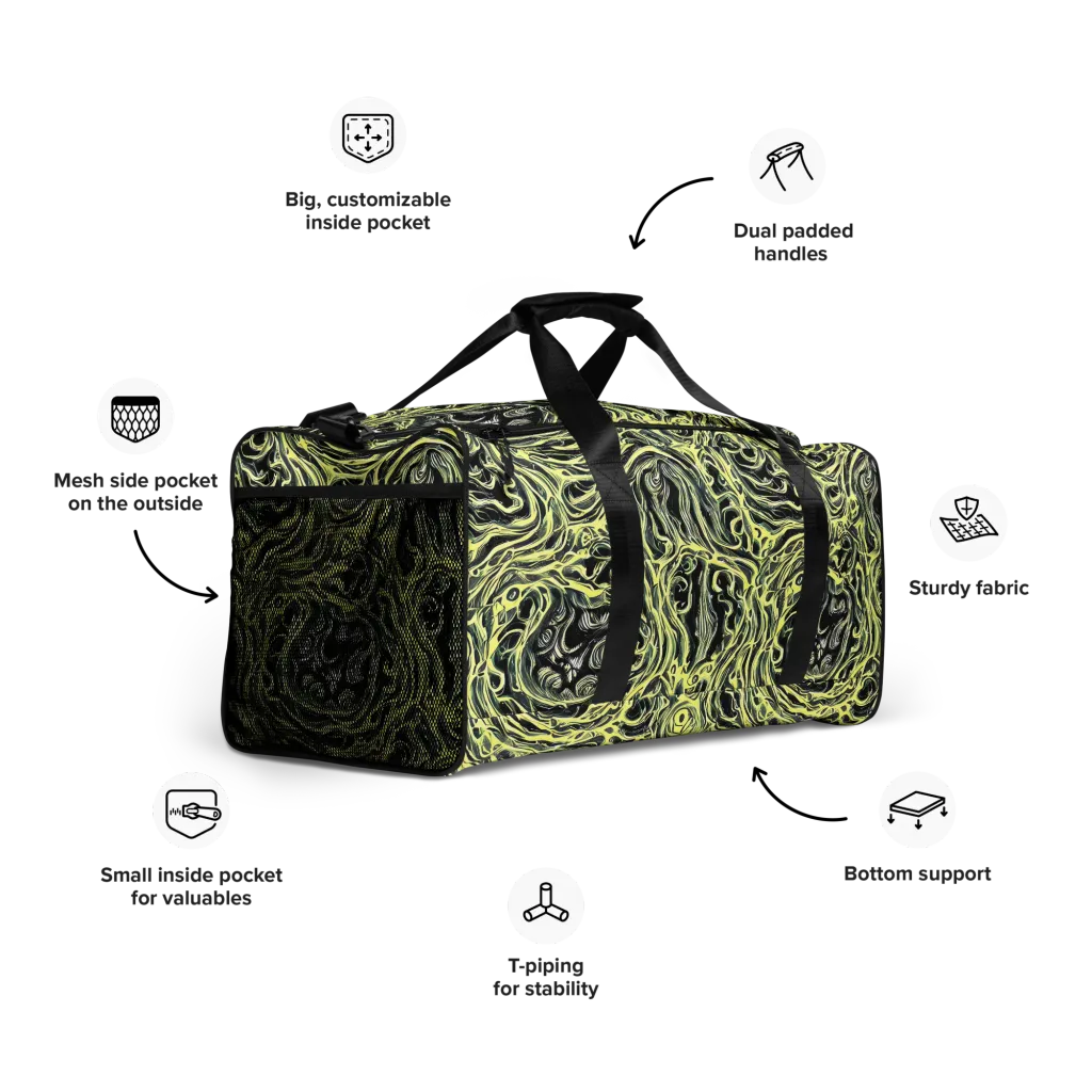 Venom Veil on Duffle Bag — Right Front