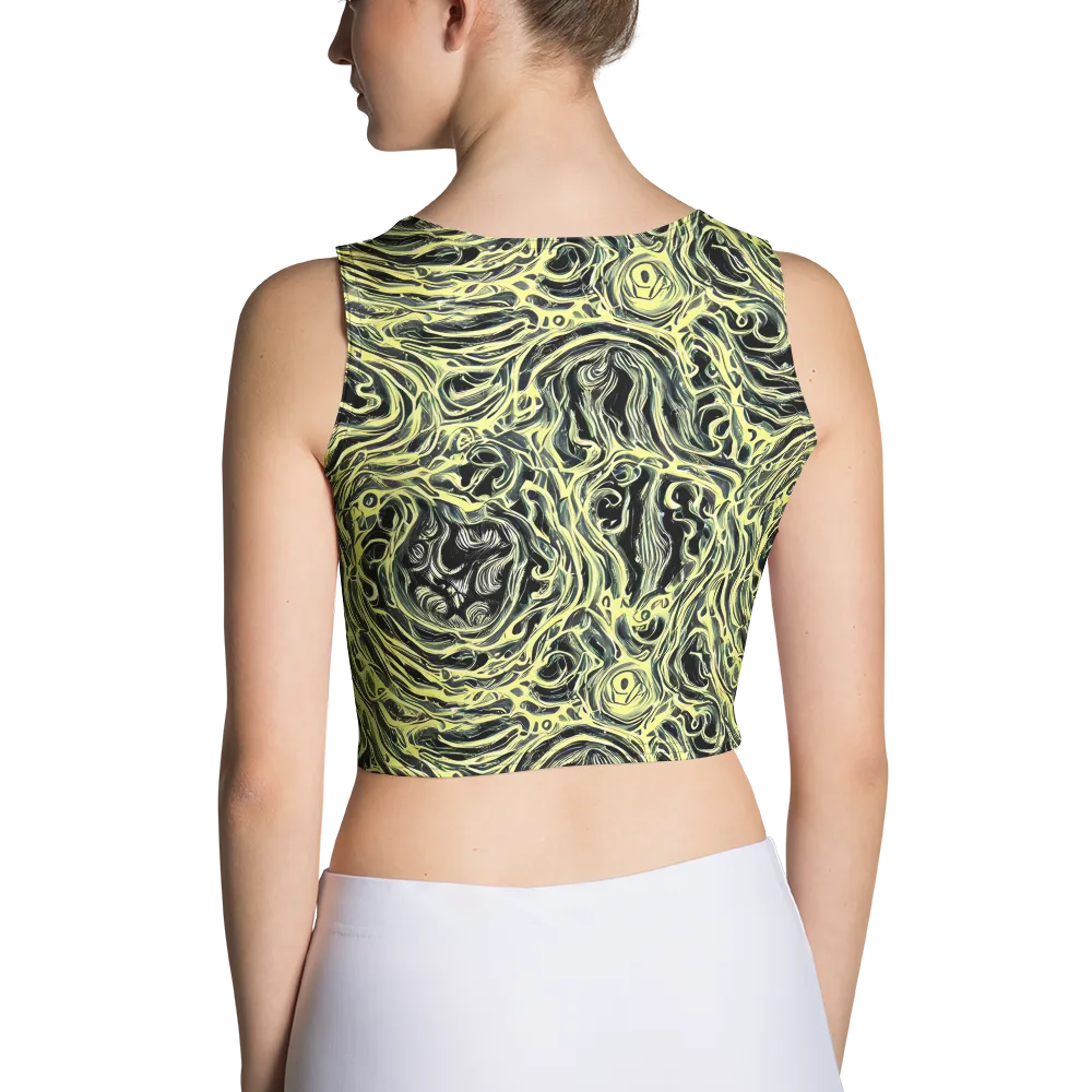 Venom Veil on Crop Top — Back