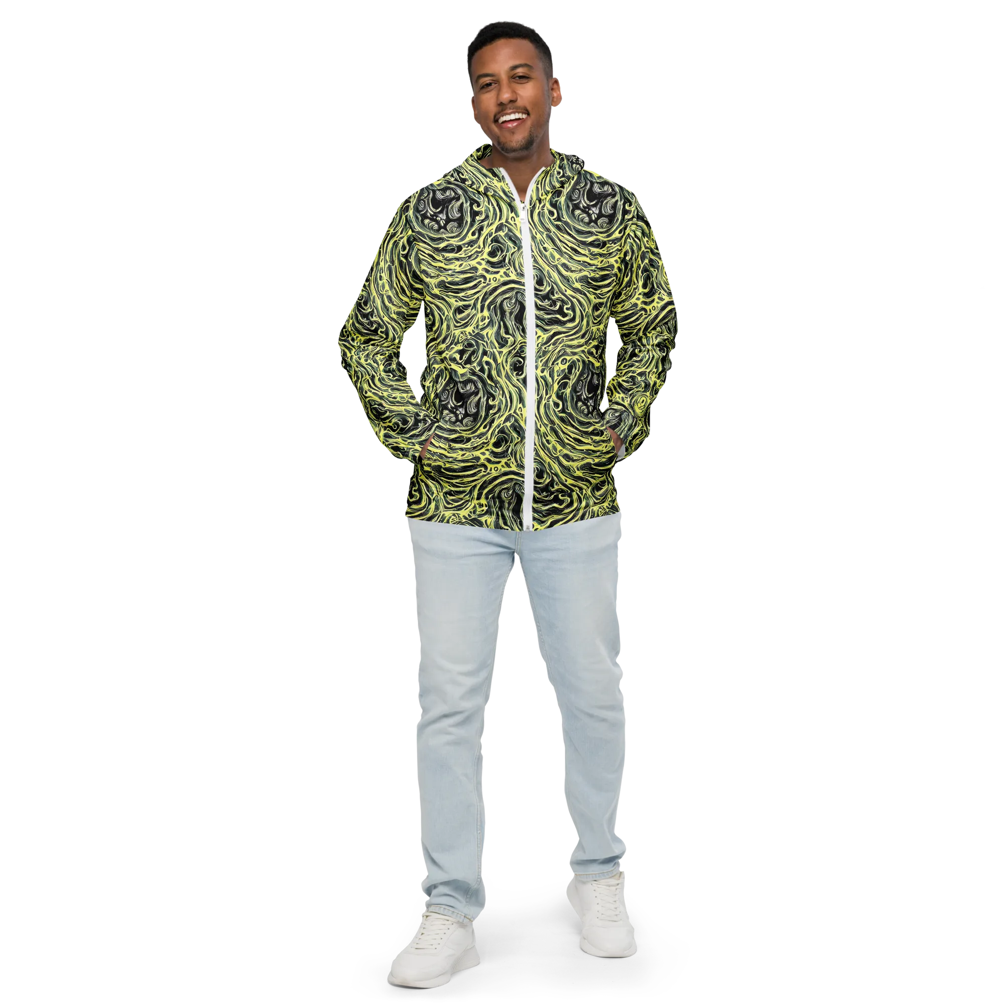 Venom Veil on Men's Windbreaker — Front