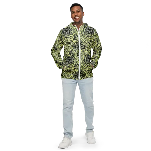Venom Veil on a Men's Windbreaker