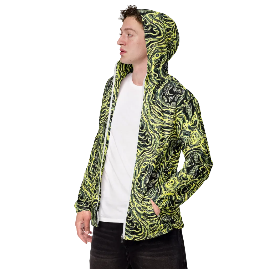 Venom Veil on Men's Windbreaker — Left Front