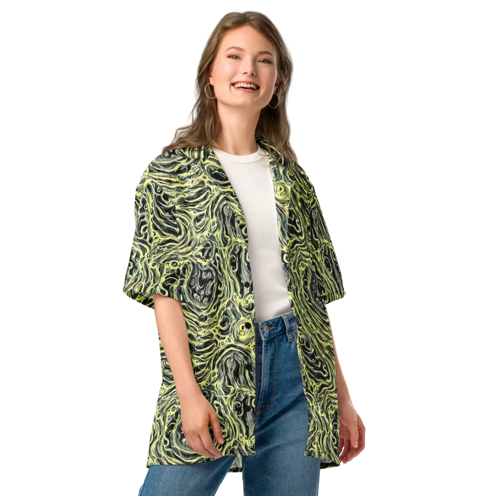 Venom Veil on Button Shirt — Front