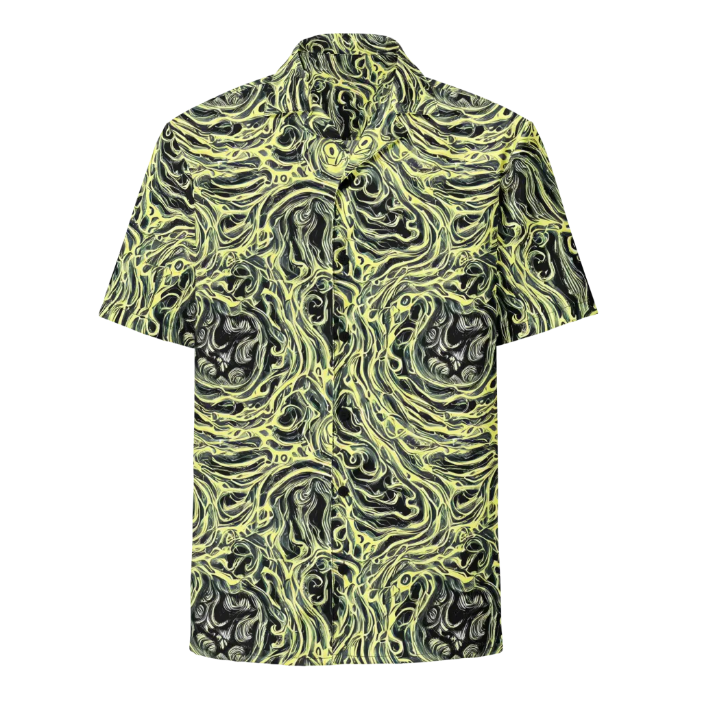 Venom Veil on Button Shirt — Front