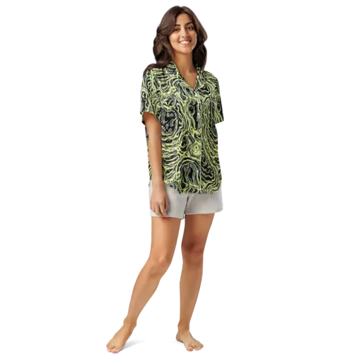 Venom Veil on a Women's Short Sleeve Pajama Top