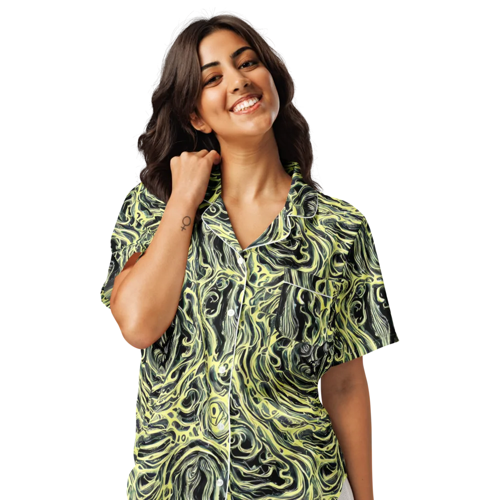 Venom Veil on Women's Short Sleeve Pajama Top — Front