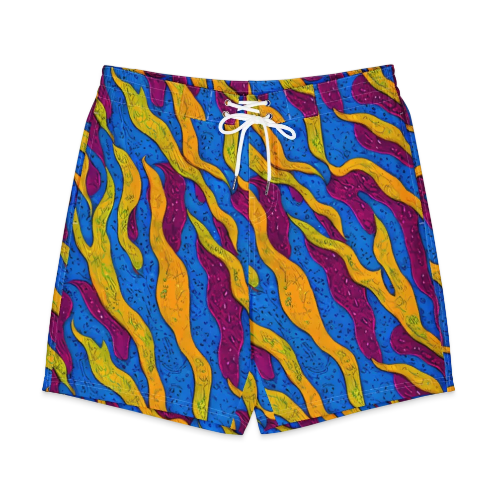 Luminous Snare on Men's Board Shorts — Front