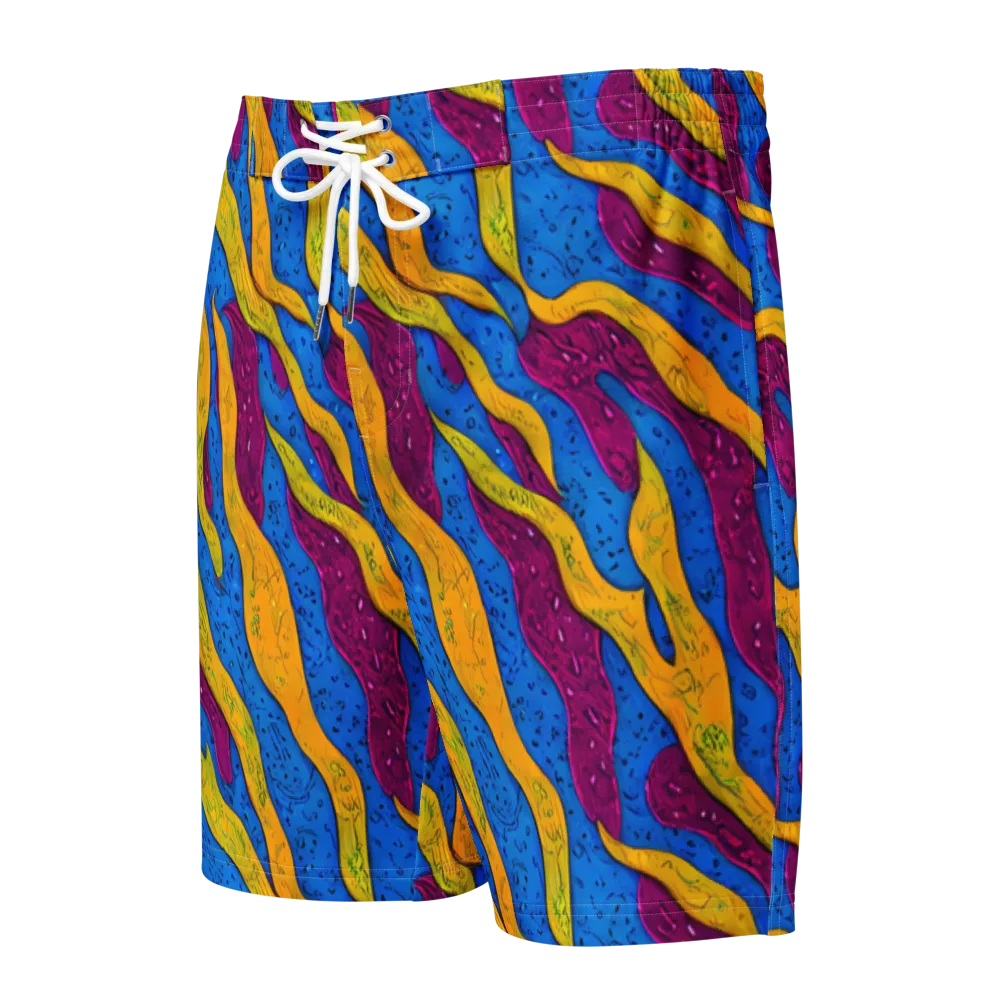 Luminous Snare on Men's Board Shorts — Front
