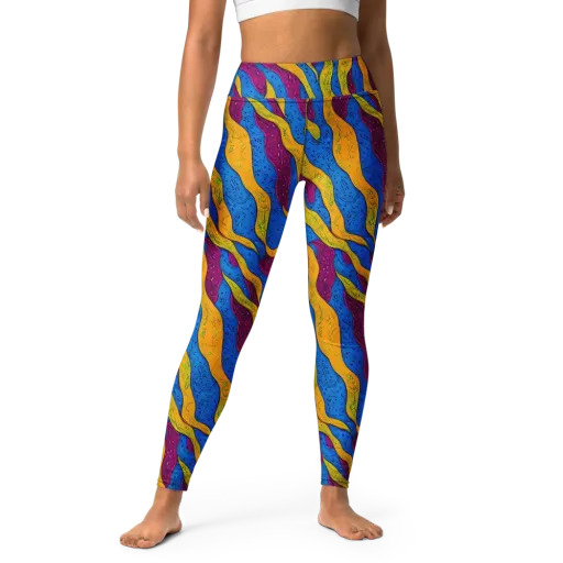 Luminous Snare on a Yoga Leggings