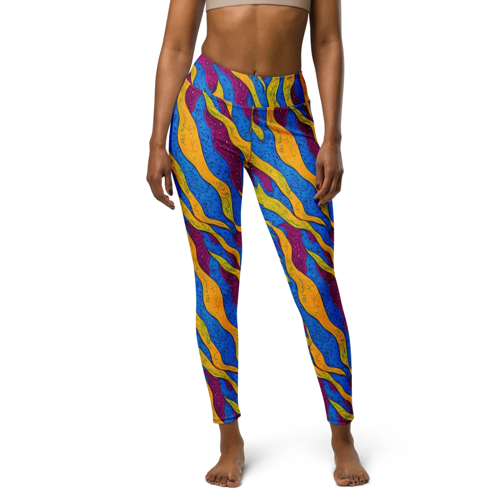 Luminous Snare on Yoga Leggings — Front