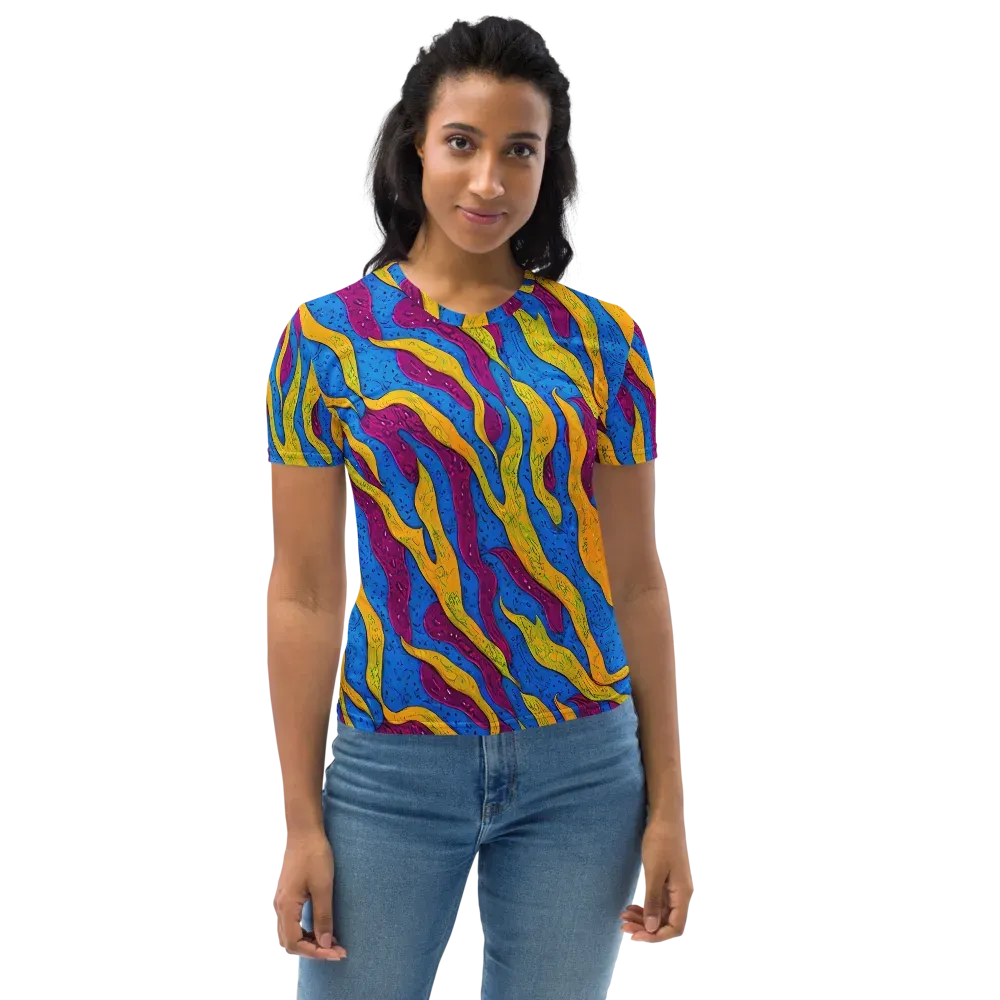 Luminous Snare on Women's Crew Neck T-Shirt — Front