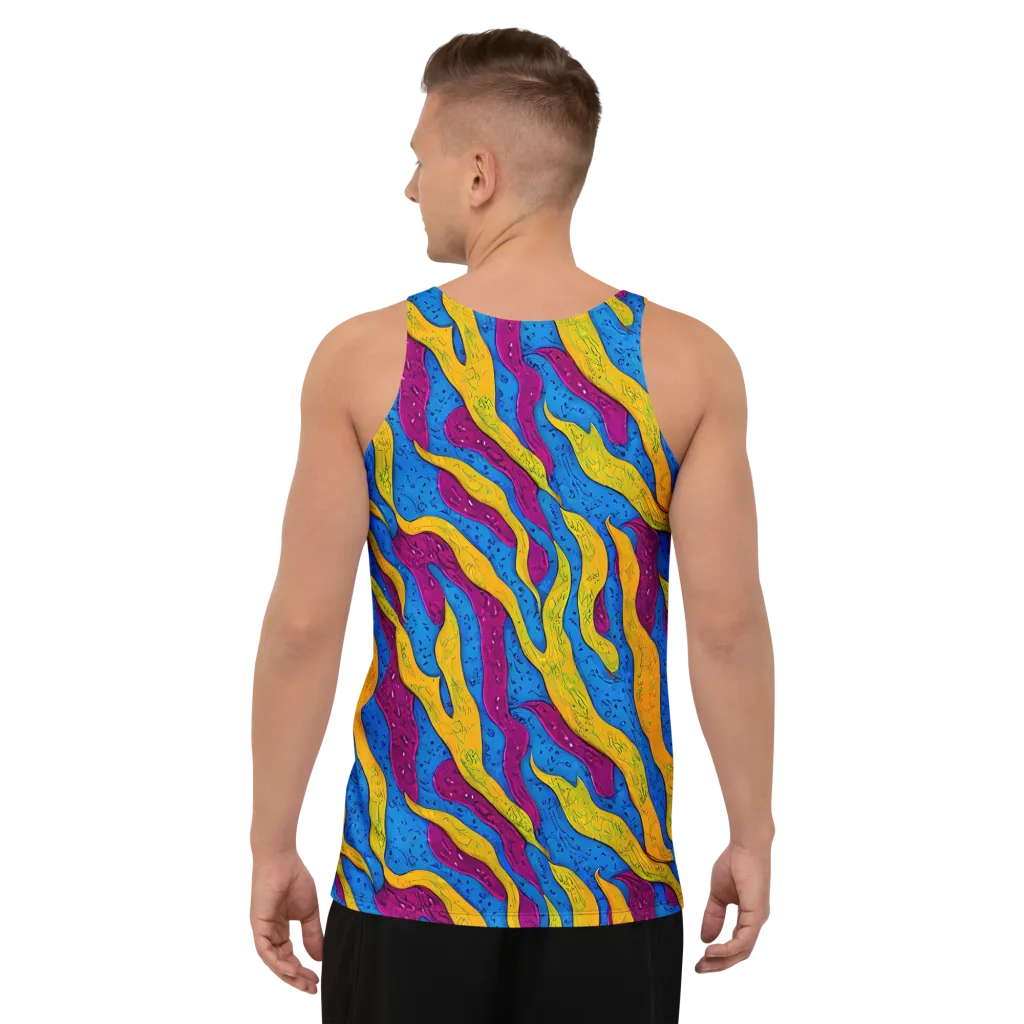 Luminous Snare on Men's Tank Top — Back