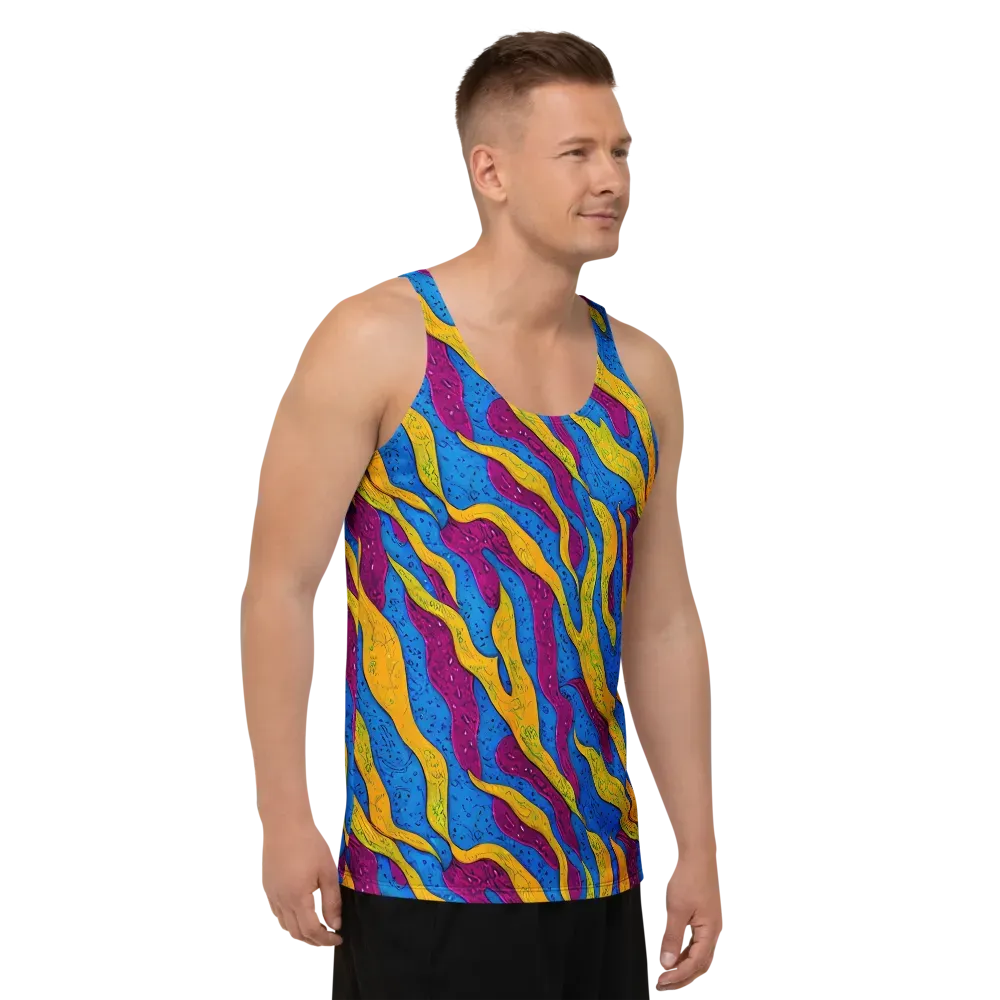 Luminous Snare on Men's Tank Top — Right Front