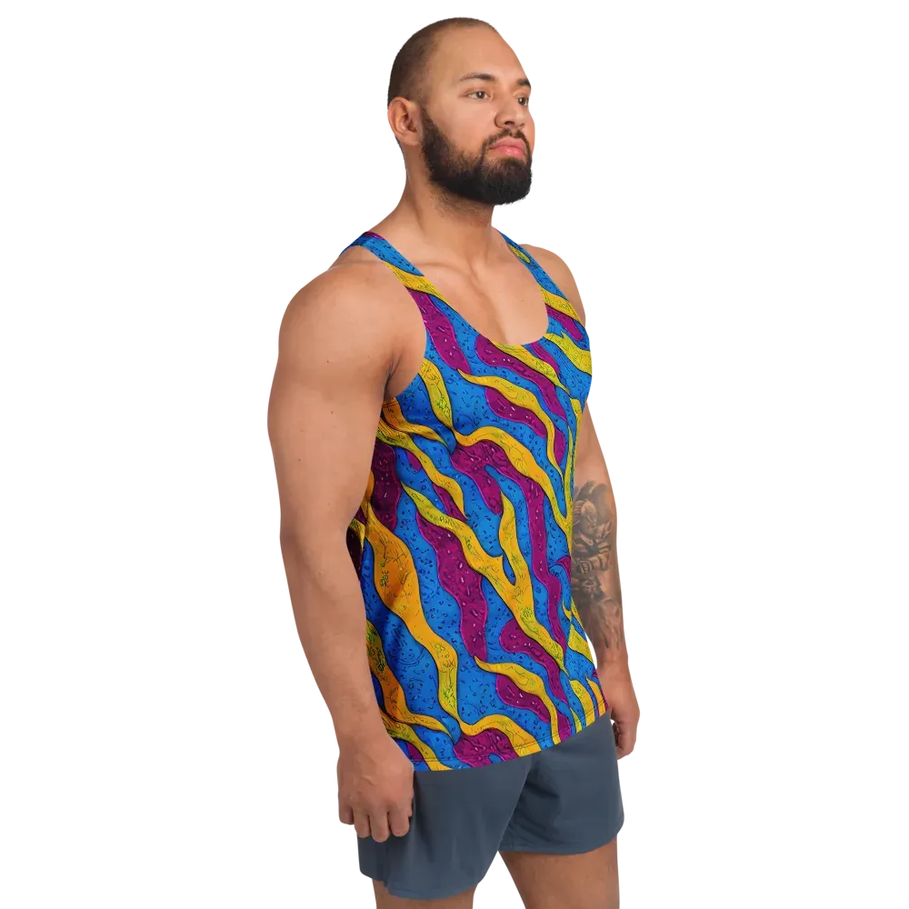 Luminous Snare on Men's Tank Top — Right Front