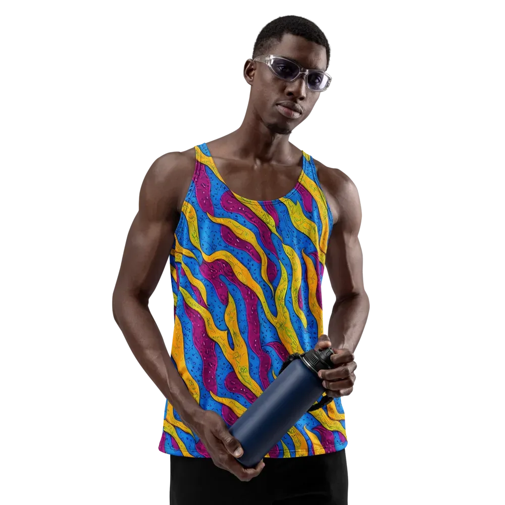 Luminous Snare on Men's Tank Top — Front