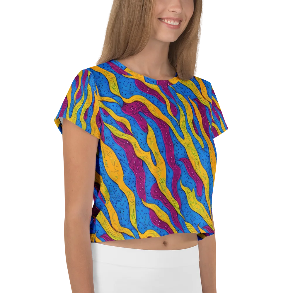 Luminous Snare on Crop Tee — Right