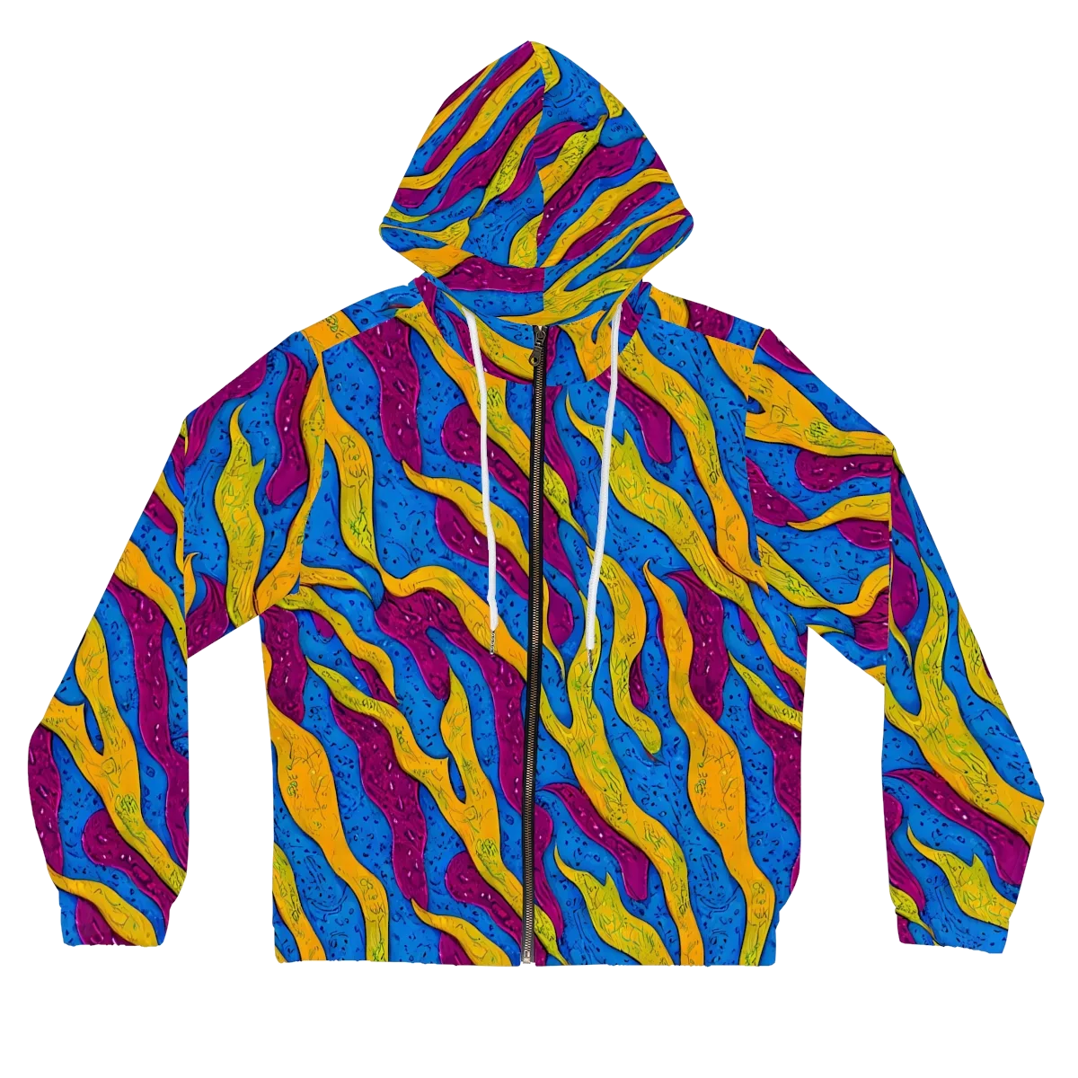 Luminous Snare on Women's Full-Zip Hoodie — Front