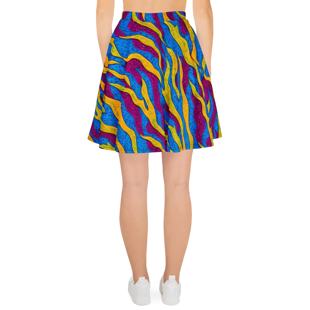 Luminous Snare on Skater Skirt — Back