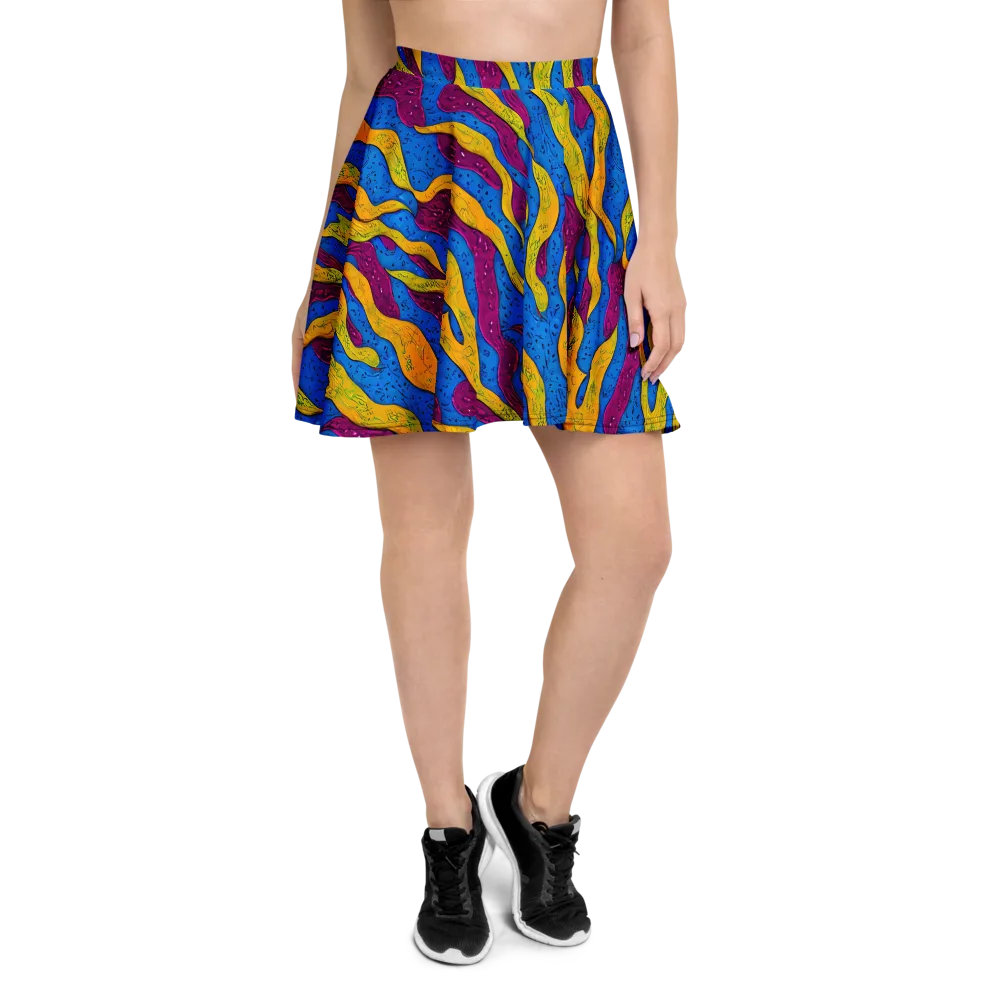 Luminous Snare on Skater Skirt — Front
