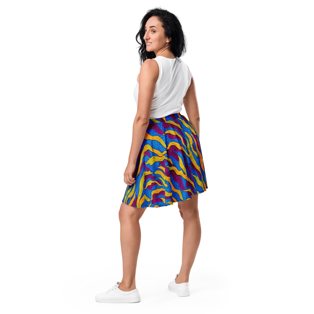 Luminous Snare on Skater Skirt — Back