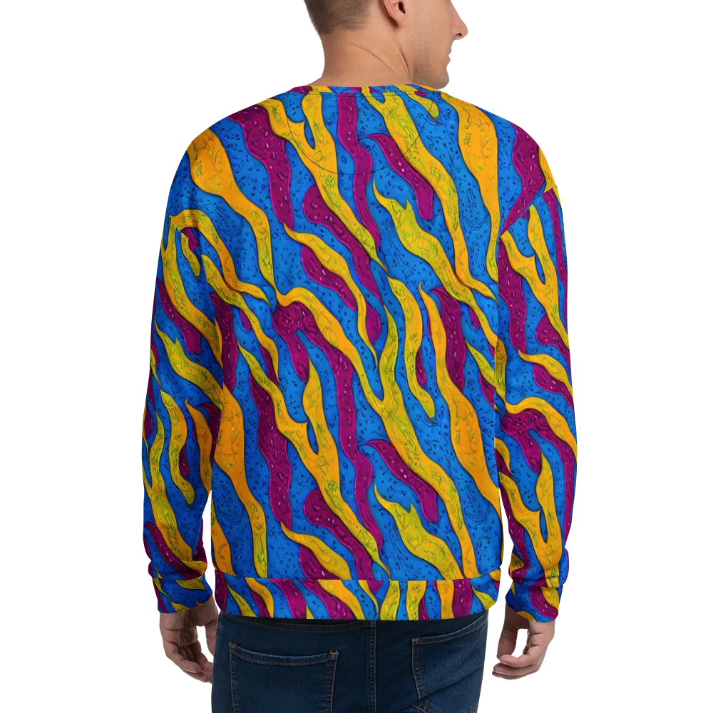 Luminous Snare on Sweatshirt — Back