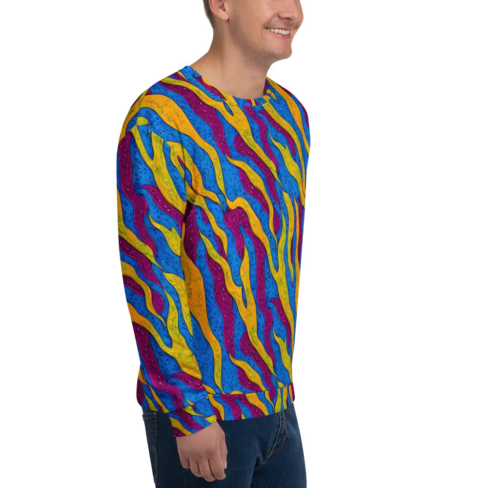 Luminous Snare on Sweatshirt — Right Front