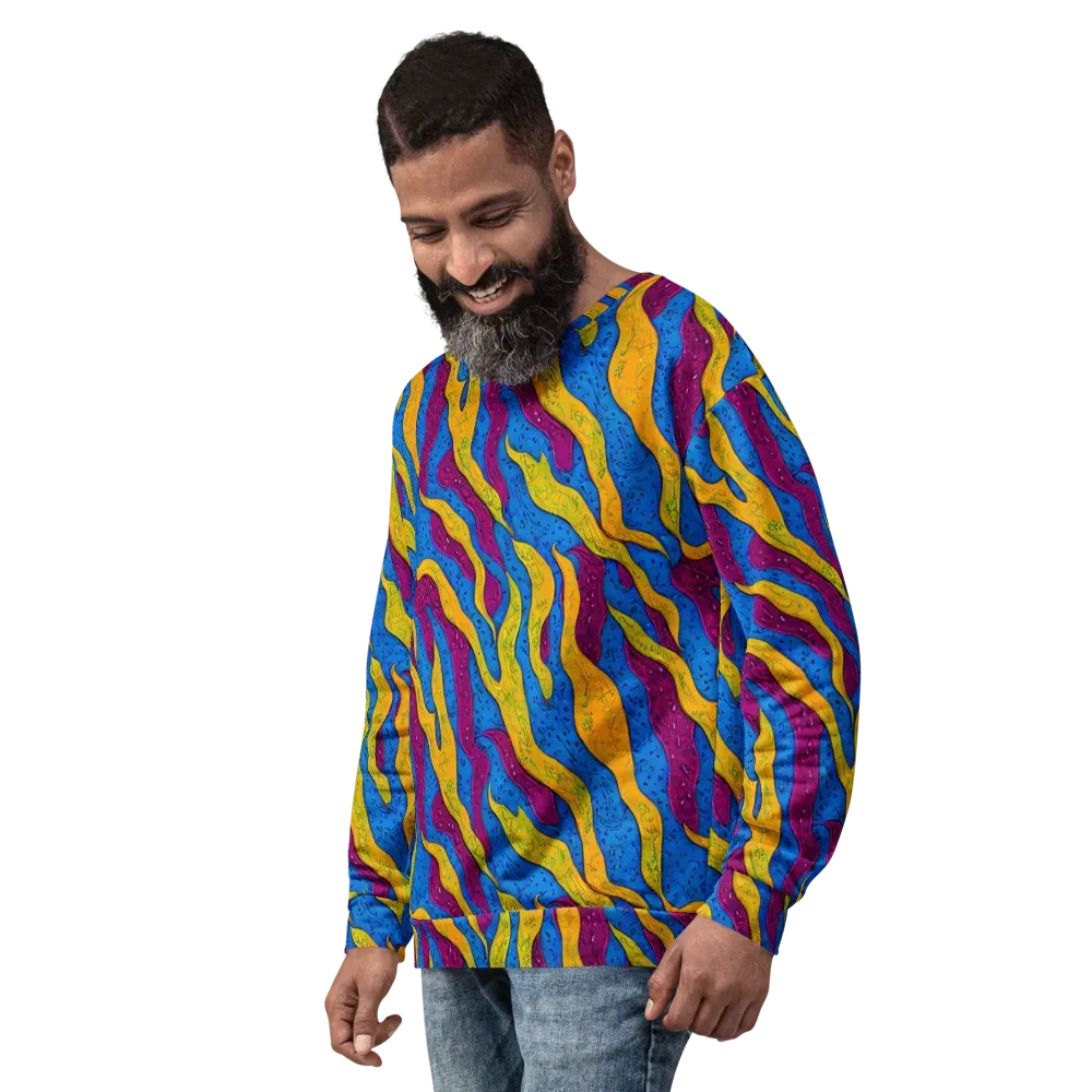 Luminous Snare on Sweatshirt — Left Front