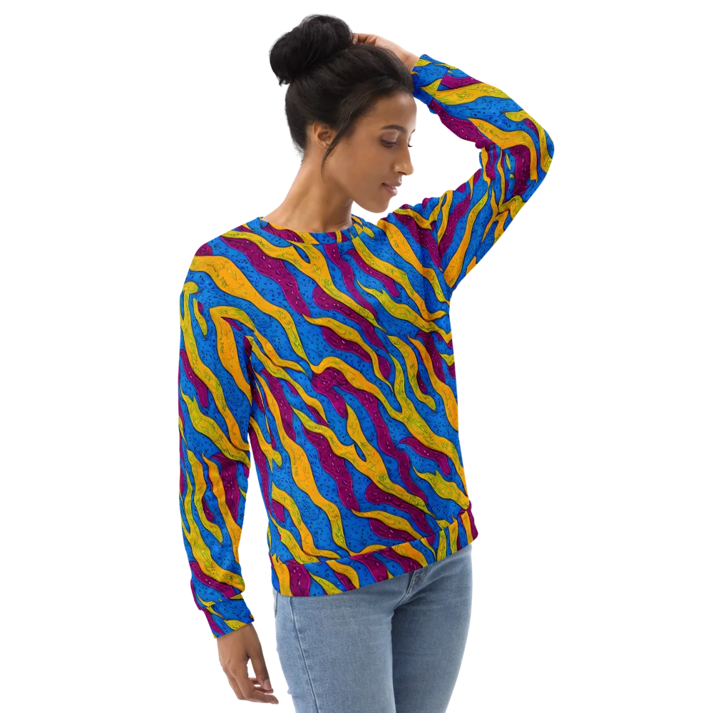 Luminous Snare on Sweatshirt — Right Front