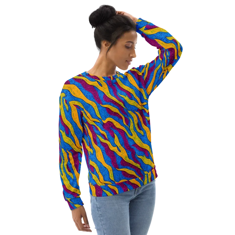 Luminous Snare on Sweatshirt — Right Front